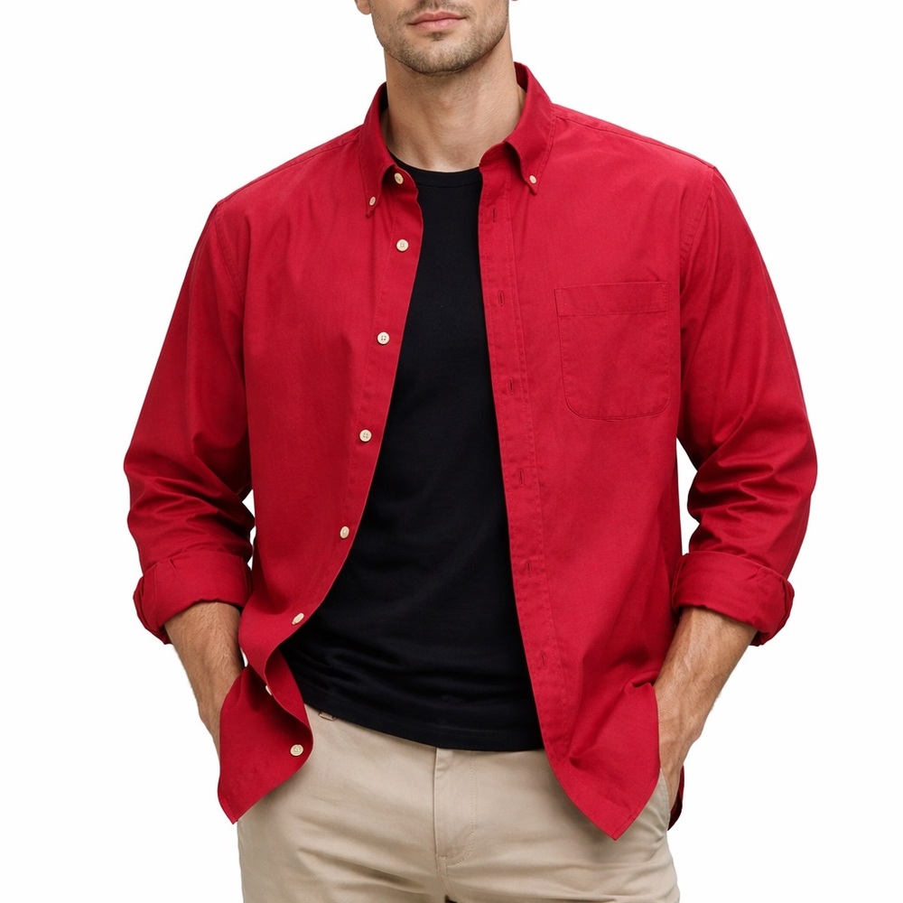 Enro Classic Red Men's Shirt